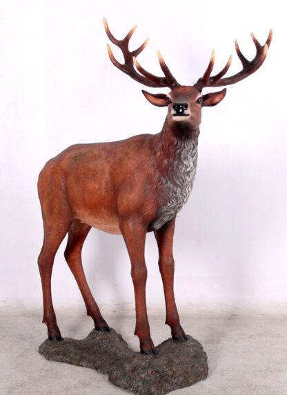 Red Deer Stag on Base