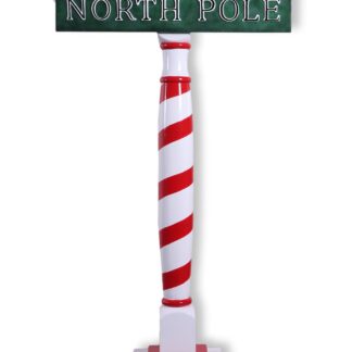 North Pole Sign Statue