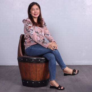 Barrel Chair with Back