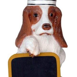 Dog Chef with Menu Board