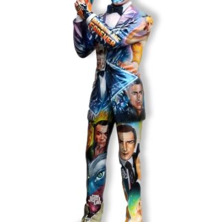 Pop Art Life Size Super Secret Agent Statue