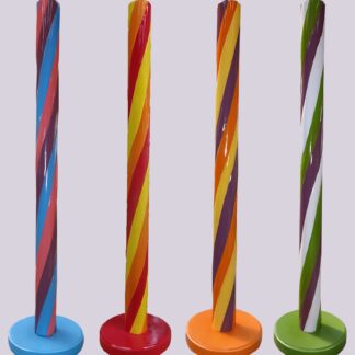 Rainbow Stripe Candy Sticks