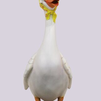 Mother Goose Wearing Scarf Statue