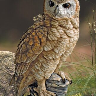 Perching Owl Statue