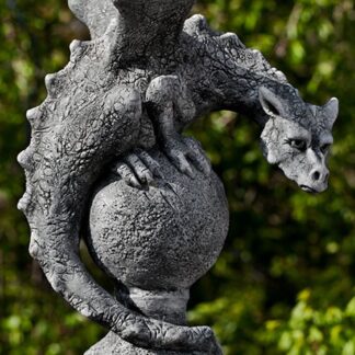 Fiona the Cast Stone Medieval Winged Dragon