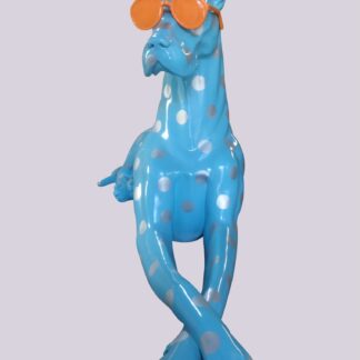Pop Art Great Dane in Shades Statue