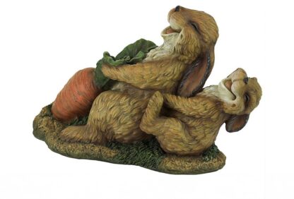 Cute Carrot Crew Rabbit Statue