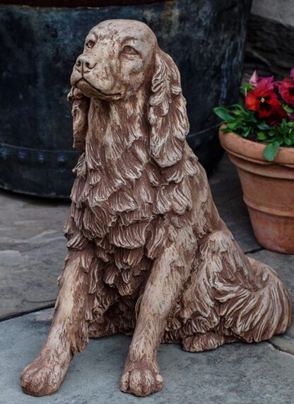 Prince The Irish Setter Cast Stone Statue