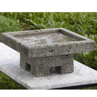 Cast Stone Kosei Birdbath