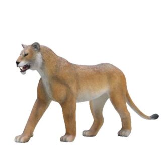 Life Size African Lioness Walking Statue Decor