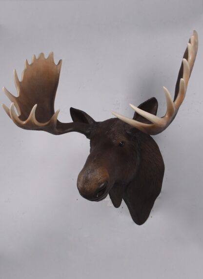 Wall Mounted Moose Head Statue