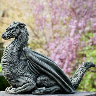 Pelath the Cast Stone Medieval Dragon