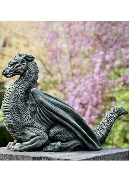Pelath the Cast Stone Medieval Dragon