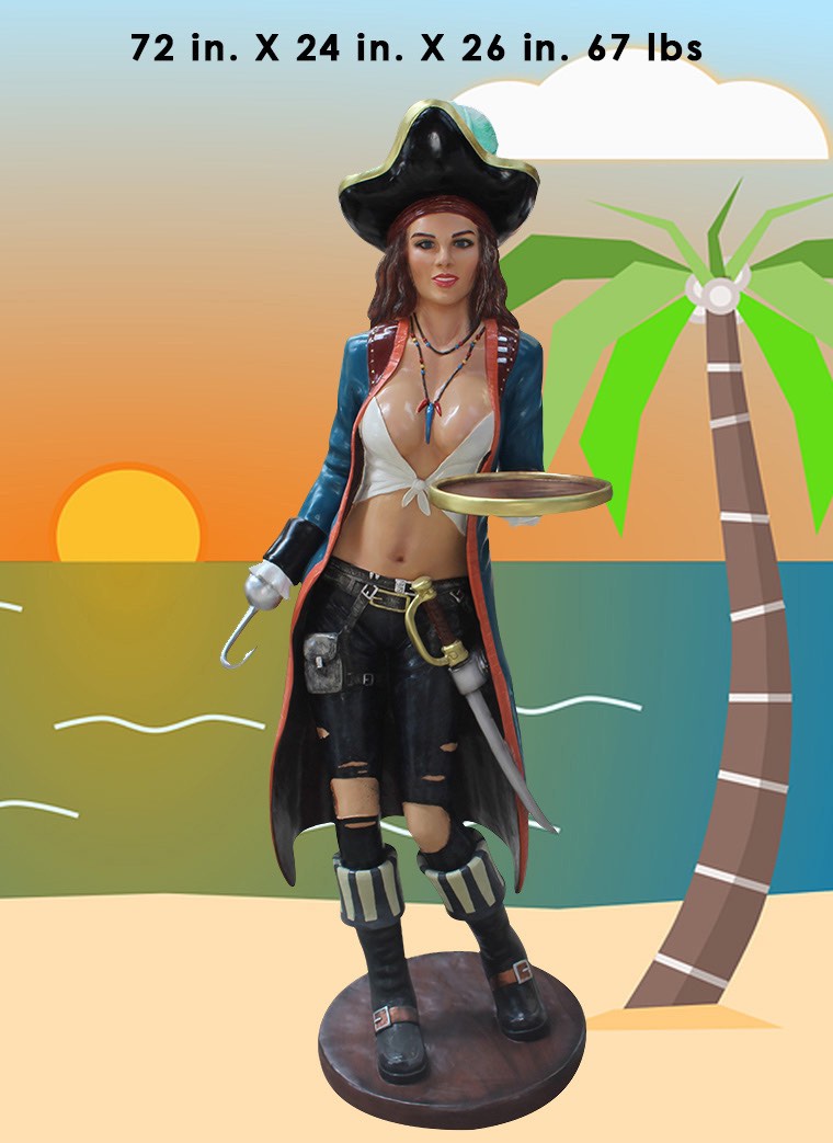 Pirate Female Sexy Anne Statue