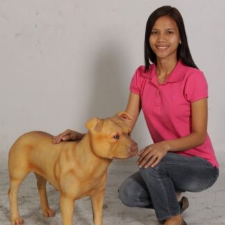 Female Pitbull Statue