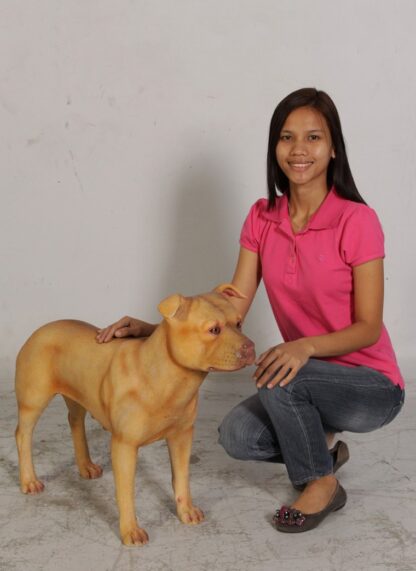 Female Pitbull Statue
