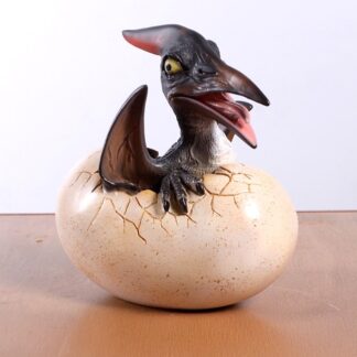 Baby Pteranodon Hatching Statue
