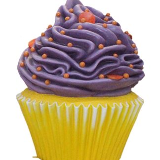 Giant Purple Icing Cupcake