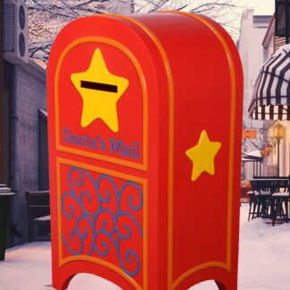 Large Red Christmas Mailbox