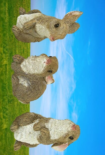 Small Brown Rabbit Statues