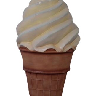 Wafer Cone Soft Serve Vanilla Ice Cream Statue