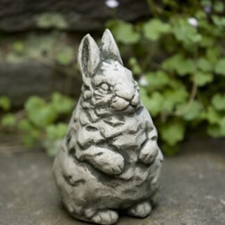 Cast Stone Baby Rabbit Bunny Outdoor Tabletop Statue