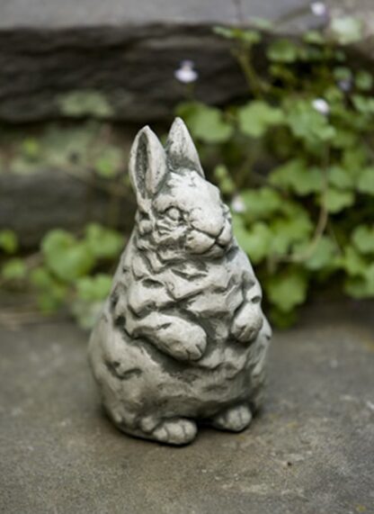Cast Stone Baby Rabbit Bunny Outdoor Tabletop Statue