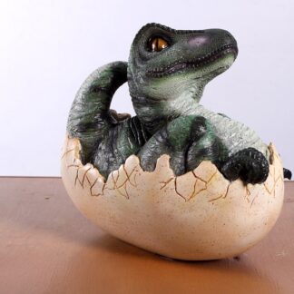 Baby T-Rex Hatching Statue