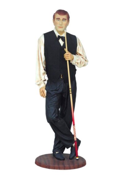 Billiard Player Statue