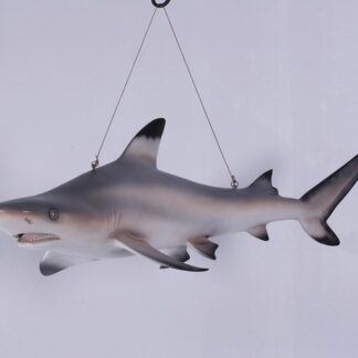 Black Tip Shark Statue Sea Creature Props