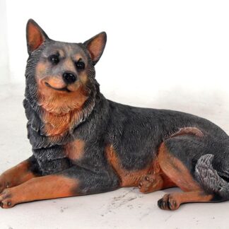 Blue Heeler - Lying Down Statue