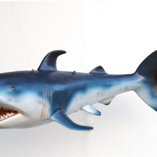 Small Blue Shark Statue