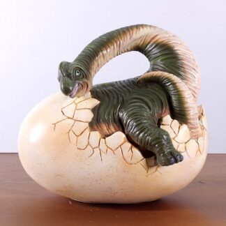 Baby Brachiosaurus Hatching Statue