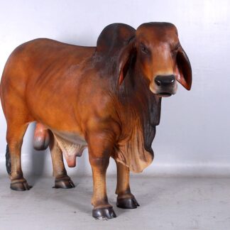 Brahman Bull Statue - Brown
