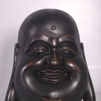 Jolly Buddha Head Statue