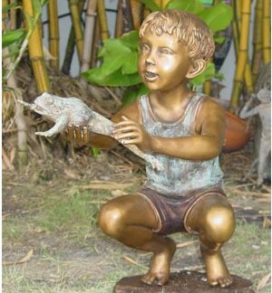 Boy with Frog