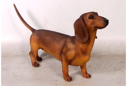 Brown Dachshund Statue