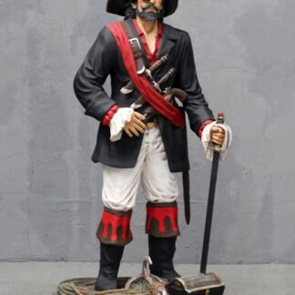 Captain Pirate Standing Statue - 6Ft.