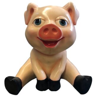 Sitting Piglet Statue