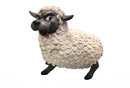 Cartoon Sheep (Annoyed) Statue