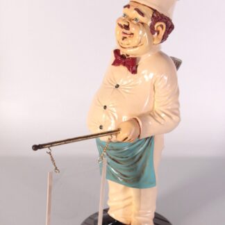 Cook Statue with Menu Holder - 2ft.