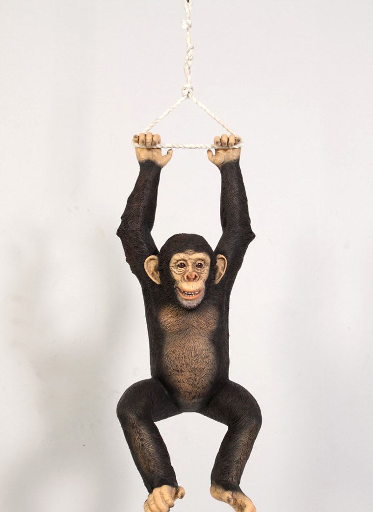 Monkey Statue Hanging Chimpanzee