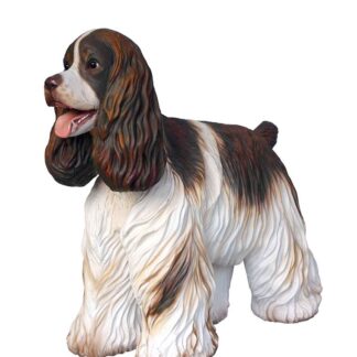 English Cocker Spaniel Dog Statue