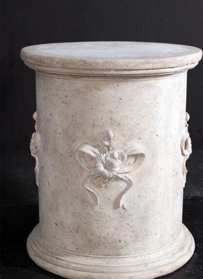 Cylindrical Base with Flowers
