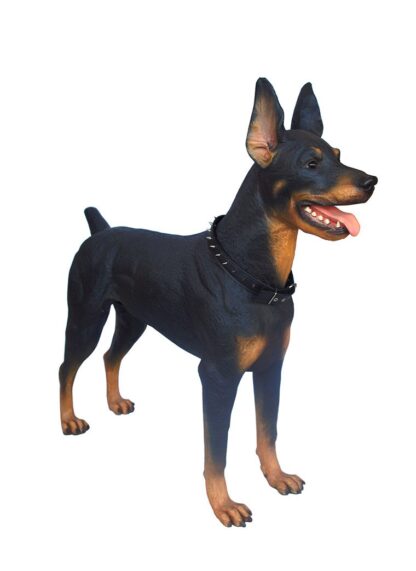 Doberman Dog Statue - 3 ft.