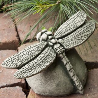 Cast Stone Dragonfly Garden Decor statue