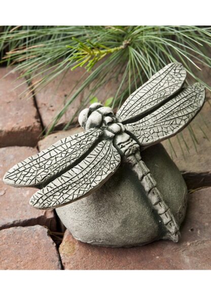 Cast Stone Dragonfly Garden Decor statue