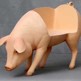 Fat Pink Pig Bench