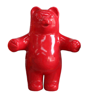 Gummy Bear Candy Statue
