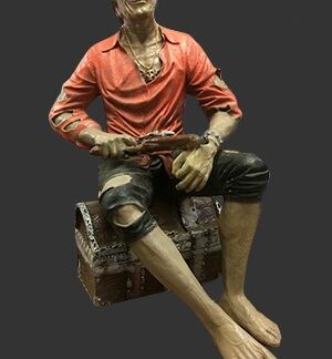 Pirate on Treasure Chest